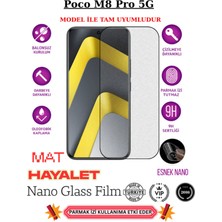 TechnoCase Poco M8 Pro 5g Tam Uyumlu Mat Hayalet Privacy Esnek Nano Ekran Koruyucu Film