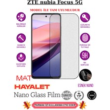TechnoCase Zte Nubia Focus 5g Tam Uyumlu Mat Hayalet Privacy Esnek Nano Ekran Koruyucu Film