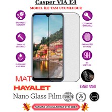 TechnoCase Casper Vıa E4 Tam Uyumlu Mat Hayalet Privacy Esnek Nano Ekran Koruyucu Film