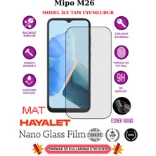 TechnoCase Mipo M26 Tam Uyumlu Mat Hayalet Privacy Esnek Nano Ekran Koruyucu Film