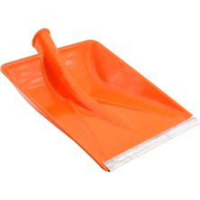 BADEM10 Kar Küreme Küreği Plastik Faryap Ahır Gübre Hayvan Pisliği Temizleme Turuncu 32.5X38 cm Kürek