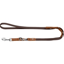Hunter Köpek Gezdirme Kayışı Biothane® x Leather Kahve Taba
