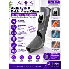 Azurtech Auhma AMG47 Akıllı Ayak ve Baldır Masaj Cihazı Isı Terapili Hava Basınçlı 2000MAH Şarjlı