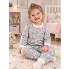 Mivora Unicorn Desenli Çocuk Pijama Alt Takım Derdim.