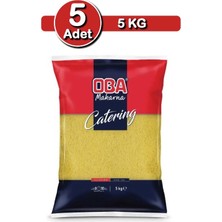 Oba Tel Şehriye Makarna 5 kg x 5 Adet | Toplu Kullanım Paketi