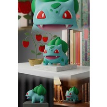 Wowolab Pokémon Bulbasaur 3D Baskı Dekoratif Koleksiyon Figürü 16X16 cm