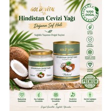 Gold Vital Hindistan Cevizi Yağı – Soğuk Sıkım Coconut Oil, Saç ve Cilt Bakım Yağı, Doğal Nemlendirici Bakım 150 ml