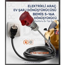Srcelektronik Araç Şarj Cihazı Dönüştürücü 3X6MM (1-40M Arası)-(Hes Kablolu) 5-16A Dönüştürücü Uzatma Seyyar (Dikkat 5-32A Değildir)