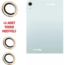 Corcishop iPad Air 13 (2026) (2025) (2024) Uyumlu Kamera Lens Koruyucu Kırılmaz Temperli Cam Lens