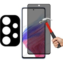 Corcishop For Samsung Galaxy A53 5g Hayalet Gizli Cam Ekran Koruyucu ve Kamera Lens Koruyucu