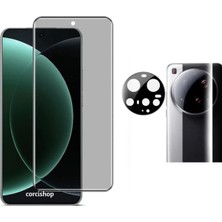 Corcishop Xiaomi Mi 15 Ultra Kamera Lens Koruyucu + Hayalet Görünmez Nano Esnek Ekran Koruyucu Tam Kaplar