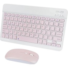 Corcishop Samsung Galaxy Tab S7 Fe T733-T737 Uyumlu Kablosuz Bluetooth Klavye+Mouse Set