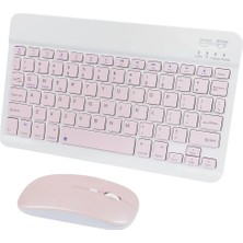 Corcishop Samsung Galaxy Tab S6 Lite P610 / SM-P620 ile Uyumlu Kablosuz Bluetooth Klavye Mouse Set