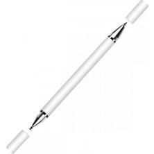 Corcishop Apple iPad Air 13" (M3) 2025 Uyumlu 2 In 1 Stylus Uyumlu Kalem Özel Tasarım ve Çizim Kalemi