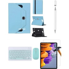 Corcishop Warp Tab WP11 10.95 Inç Uyumlu 4in1 Set Klavye Mouse Kılıf Kalem Ekran Koruyucu