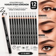Rowenarose 12Lİ Siyah Göz Kalem Seti
