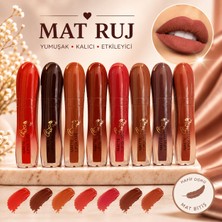Rowenarose 8lı Şık Tonlu Matte Ruj