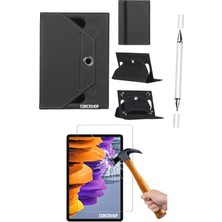 Corcishop Lenovo M10 Plus 10.3'' X606F X606X Uyumlu 3in1 Set Kılıf Kalem Ekran Koruyucu