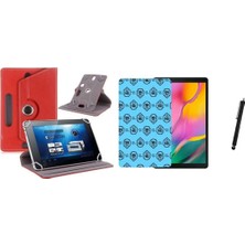 Corcishop Polypad Octa 11 Pro Tab Uyumlu Set Universal Tablet Kılıfı Nano Ekran Koruyucu+Kalem