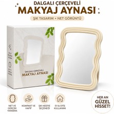 Rowenarose Dalgalı Çerçeveli Makyaj Aynası