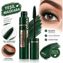 Rowenarose Yeşil Maskara Uzun ve Hacim Verici