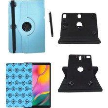 Corcishop Hometech Alfa 10RX Universal Kancalı Tablet Kılıfı + Nano Ekran Koruyucu + Kalem