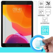 Corcishop Ipad 8. Nesil 10.2 Inç Uyumlu Kırılmaz Nano Ekran Koruyucu Kırılmaz Şeffaf Cam Koruyucu Tam Uyumlu