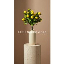Erhan Flowers Yapay 7 Dallı Limon Demeti (Saksısız)