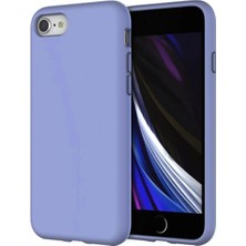 Corcishop Iphone 7 Uyumlu Kılıf Içi Kadife Dışı Mat Kaymaz Liquid Silikon