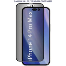 Corcishop Iphone 14 Pro Max Hayalet Full Cam Koruyucu Yandan Gözükmez