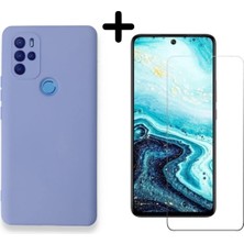 Corcishop Omix X300 Lansman Içi Kadife Telefon Kılıfı ve Temperli Cam Ekran Koruyucu