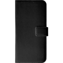 Corcishop Oppo Realme C11 2021 Kılıf Delux Leather Wallet Siyah