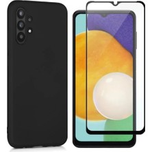 Corcishop Samsung Galaxy A13 4g Esnek Soft Tasarım Dayanıklı Kılıf ve Tam Kaplayan Ekran Koruyucu