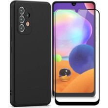 Corcishop Samsung Galaxy A33 5g Esnek Dayanıklı Soft Tasarım Kılıf ve Tam Kaplayan Ekran Koruyucu
