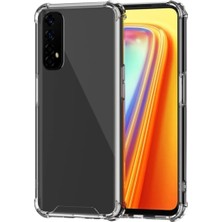 Corcishop Realme 7 Ultra Uyumlu Ince Şeffaf Airbag Anti Şok Silikon Kılıf