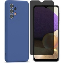 Corcishop Samsung Galaxy A33 5g Esnek Dayanıklı Soft Tasarım Kılıf ve Hayalet Gizli Ekran Koruyucu