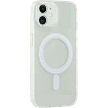Corcishop Iphone 11 Kılıf Sararmaz Magsafe Mika Hafif Sert Parlak Şeffaf Kapak