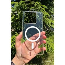 Corcishop Xiaomi Mi 14T Pro Kılıf Sararmaz Magsafe Mika Hafif Sert Parlak Şeffaf Kapak