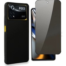 Corcishop Xiaomi Poco X4 Pro 5g Esnek Dayanıklı Silikon Kılıf ve Hayalet Gizli Ekran Koruyucu