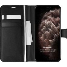 Corcishop Apple Iphone 11 Pro Max Kılıf Standlı Kapaklı Korumalı Siyah