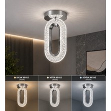 Tavion Lighting Asel Plafonyer Avize 3 Renk LED Isıklı Kumandalı Salon Oturma Odası Avize