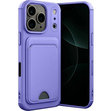 aklow akyoleticaret iPhone 17 Pro Max Kelvin Kartvizitli Silikon - Lila