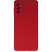 aklow akyoleticaret Samsung Galaxy M52 5g Kılıf Nano Içi Kadife Silikon - Kırmızı
