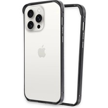 aklow akyoleticaret iPhone 15 Pro Land Bumper Koruma Kapak - Siyah