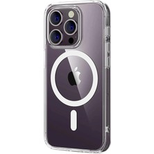 aklow akyoleticaret iPhone 16 Pro Max Combo Sert Şeffaf Magsafe Kapak - Şeffaf