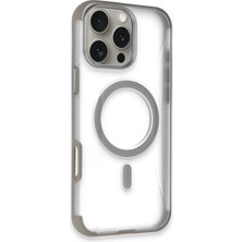 aklow akyoleticaret iPhone 16 Pro Max Hilton Magsafe Kapak - Titan Gri