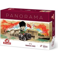 Art Puzzle Atatürk Kolajı 1000 Parça Panorama Puzzle