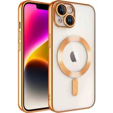 aklow akyoleticaret iPhone 15 Kılıf Kross Magneticsafe Kapak - Turuncu