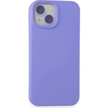 aklow akyoleticaret iPhone 15 Kılıf Nano Içi Kadife Silikon - Lila