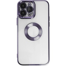 aklow akyoleticaret iPhone 14 Pro Kılıf Slot Silikon - Mor